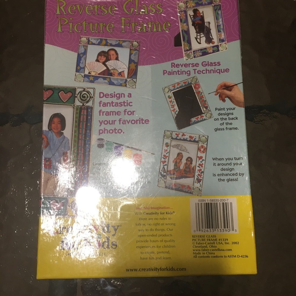 Creativity for Kids Reverse Glass Picture Frame - Picture 4 of 7
